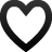 heart,empty icon