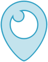 line, periscope, social, transparent svg vector icon