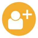 ad user, add, new, plus svg vector icon