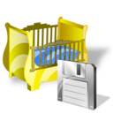 cradle,save icon