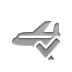plane,checkmark icon