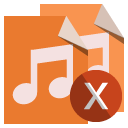 file,type,audio,cross icon