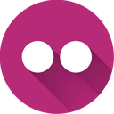 flickr, social icon