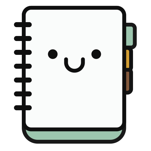 Notebook svg vector icon
