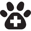 health, pets, vet, vetenarian svg vector icon