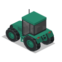 back, farm, rural, tractor, vehicle svg vector icon
