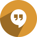 , hangouts, media, network, social svg vector icon