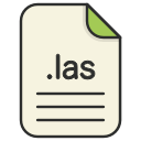 document, extension, file, format, las, type, web svg vector icon