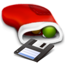 floppy,drive,christmas,xmas,save icon