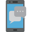 chat, chatting, letter, message, mobile, phone svg vector icon