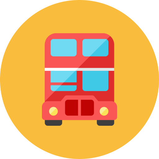 Double Decker Bus svg vector icon