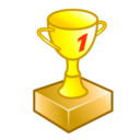 the best, trophy, win icon
