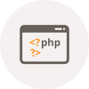 code, coding, development, html, php, website, window svg vector icon