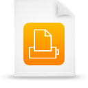 file,document,paper,orange icon