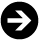 arrow, circle icon