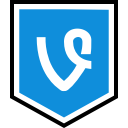 logo, media, social, vine svg vector icon