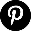 media, online, pinterest, social svg vector icon