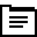 folder, text svg vector icon