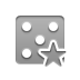 game,dice,star icon
