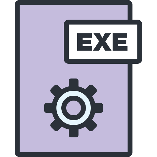 Exe svg vector icon