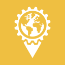 earth, gear, globe, map, pointer, settings, world svg vector icon