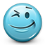 emot, flirty, smiley, smiley face, wink, winking icon