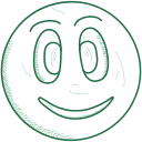 emoji, emot, happy, smiley, surprised svg vector icon