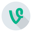 social, vine svg vector icon