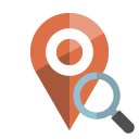 location,zoom icon