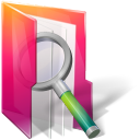aurora,folder,search,find,seek icon