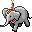 elephant,walk icon