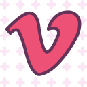 brand, logo, network, social, vimeo svg vector icon