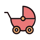 baby, bottle, boy, child, girl, stroller, toy svg vector icon