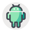 android, media, network, social, web svg vector icon