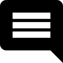 comment svg vector icon