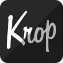 krop svg vector icon