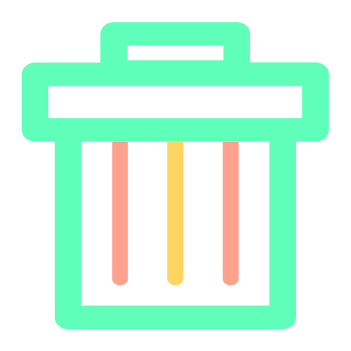 Delete svg vector icon