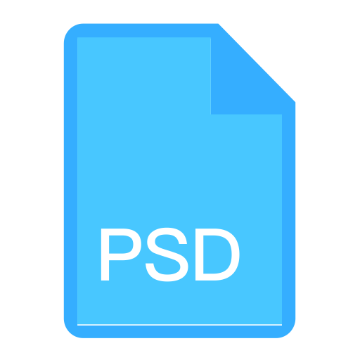Psd svg vector icon