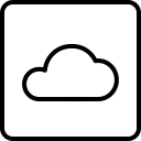 cloud, internet, storage, web services svg vector icon