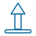 arrow, cloud, direction, network, storage, up, upload svg vector icon