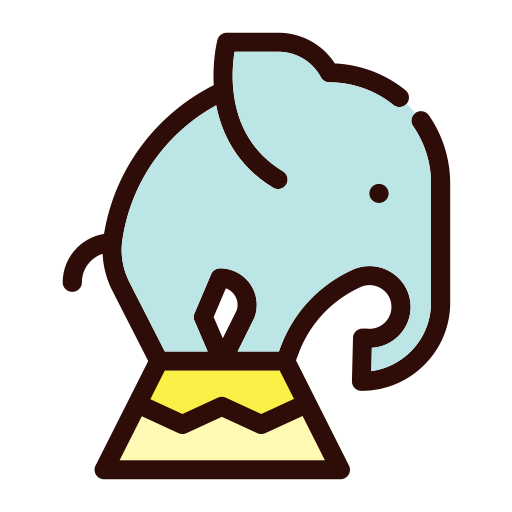 Elephant svg vector icon