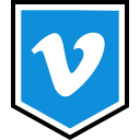 logo, media, social, vimeo svg vector icon