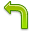 arrow,turn,left,previous,back,backward,prev icon