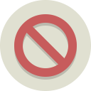 block, denied, no, no symbol, stop, universal no svg vector icon