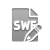 file,format,swf,pencil icon