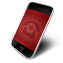 phone, red icon