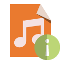 file,type,audio,info icon