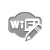 wifi,pencil icon