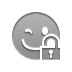smiley,wink,lock,open icon