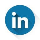 in, linked, linkedin svg vector icon